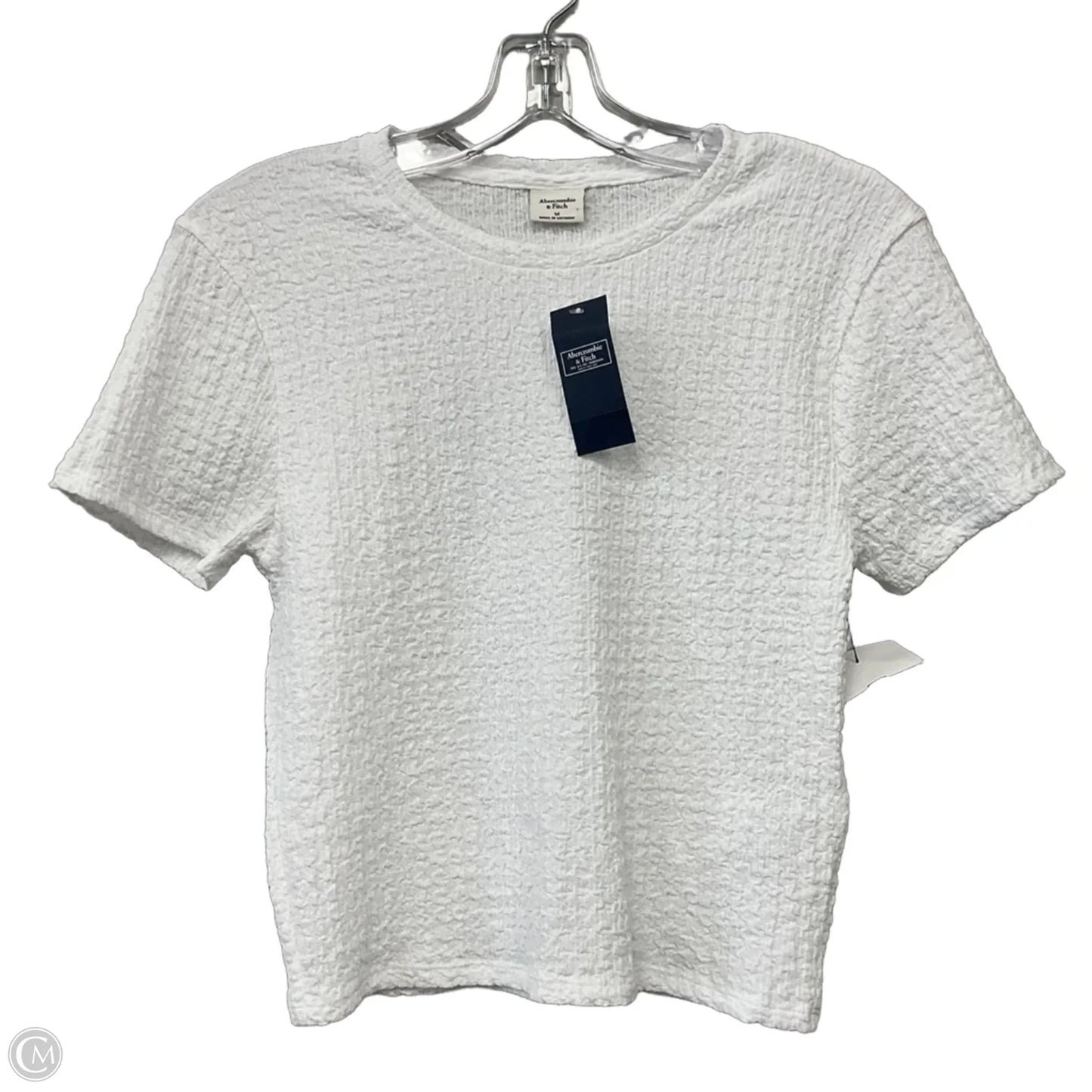 Top Short Sleeve Basic By Abercrombie And Fitch In White, Size: M