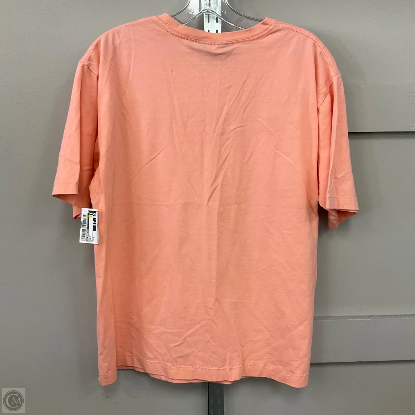 Top Short Sleeve By No Barriers In Peach, Size: S