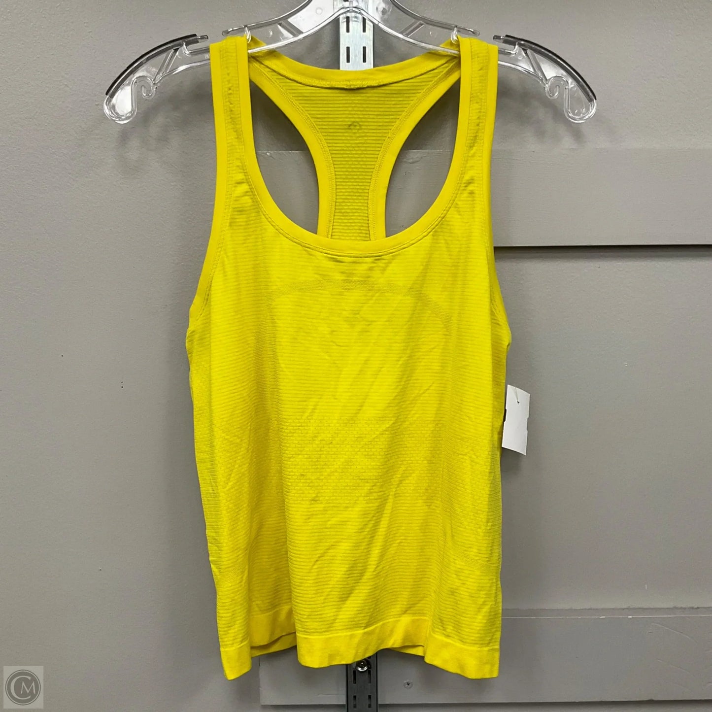 Athletic Tank Top By Lululemon In Yellow, Size: 8