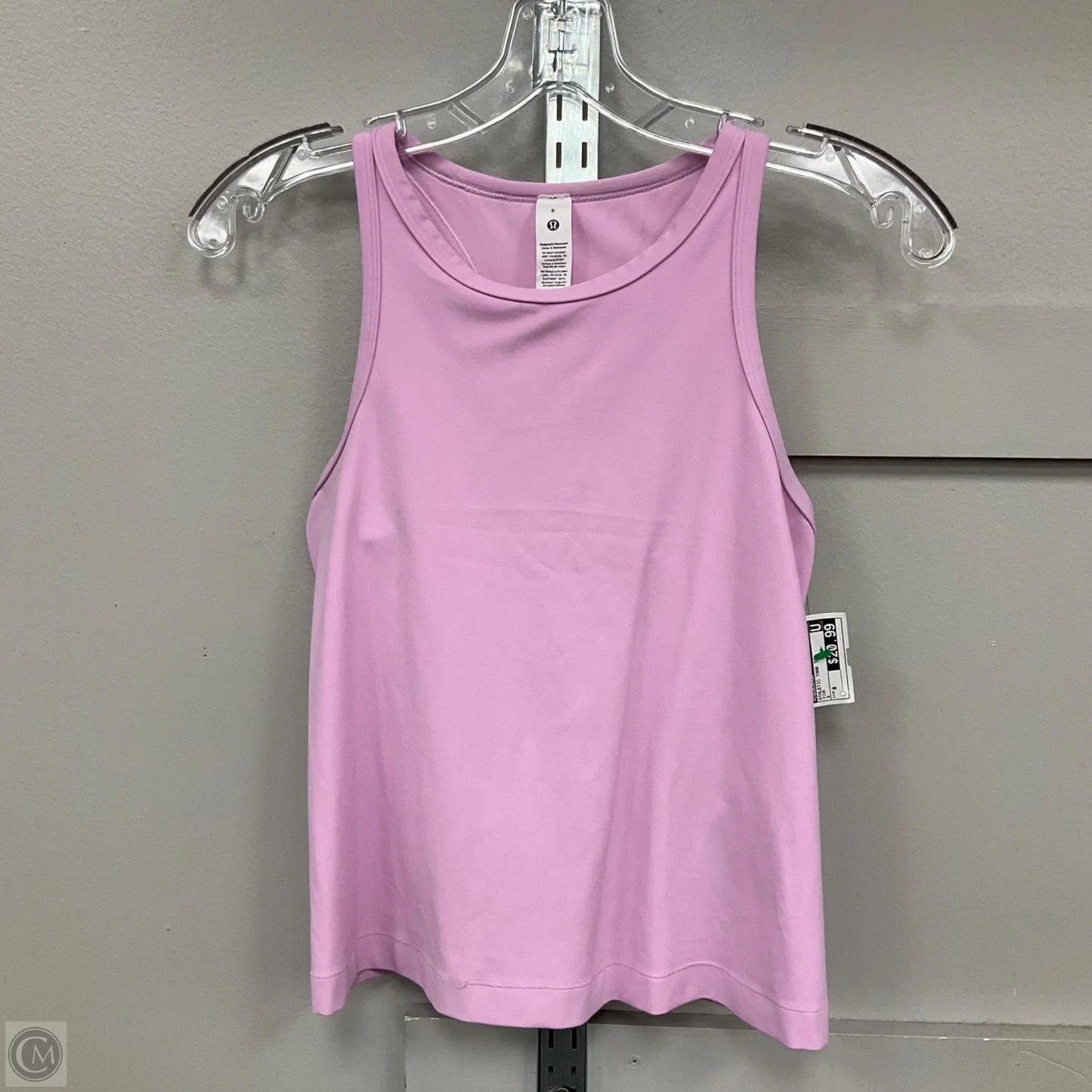 Athletic Tank Top By Lululemon In Pink, Size: 8