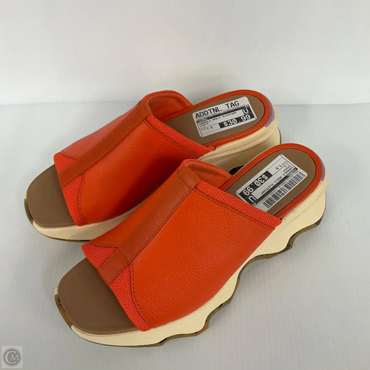 Sandals Heels Platform By Sorel In Orange, Size: 7.5