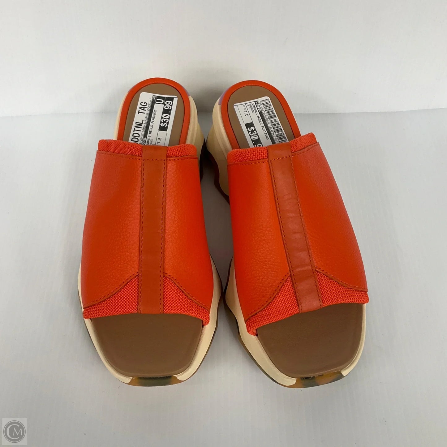Sandals Heels Platform By Sorel In Orange, Size: 7.5