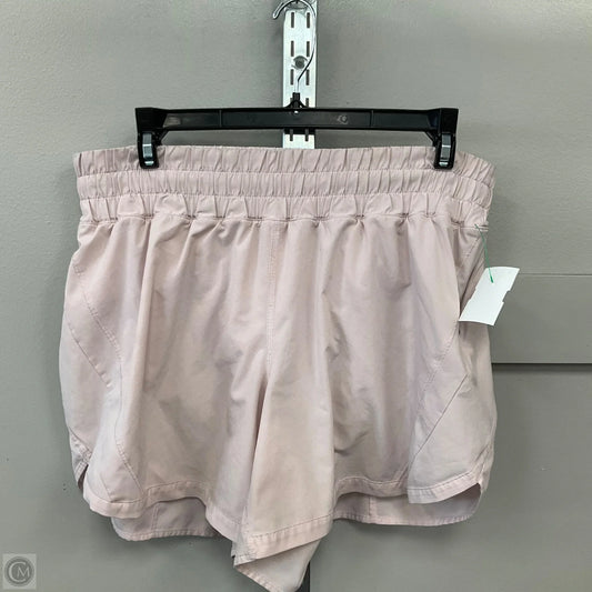 Athletic Shorts By Lululemon In Pink, Size: 12