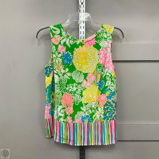 Top Sleeveless Designer By Lilly Pulitzer In Multi-colored, Size: M
