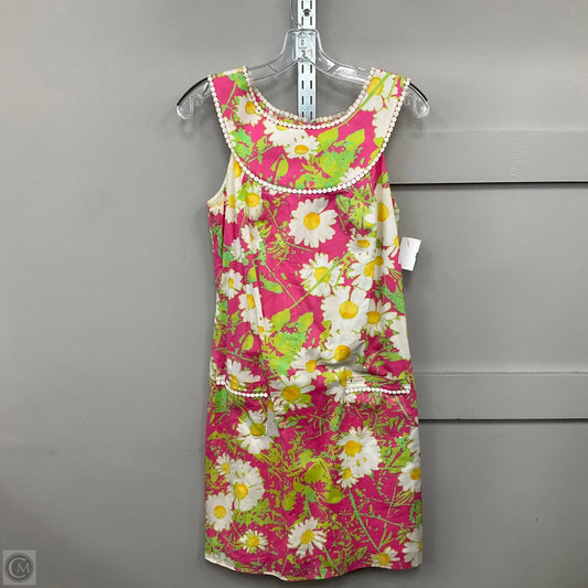 Dress Designer By Lilly Pulitzer In Pink & Yellow, Size: S