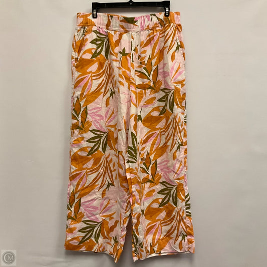 Pants Linen By C And C In Multi-colored, Size: L