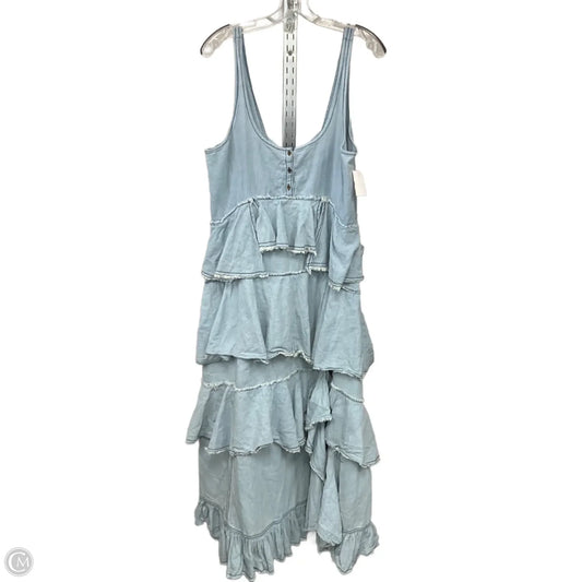 Dress Casual Maxi By Pilcro In Blue Denim, Size: M