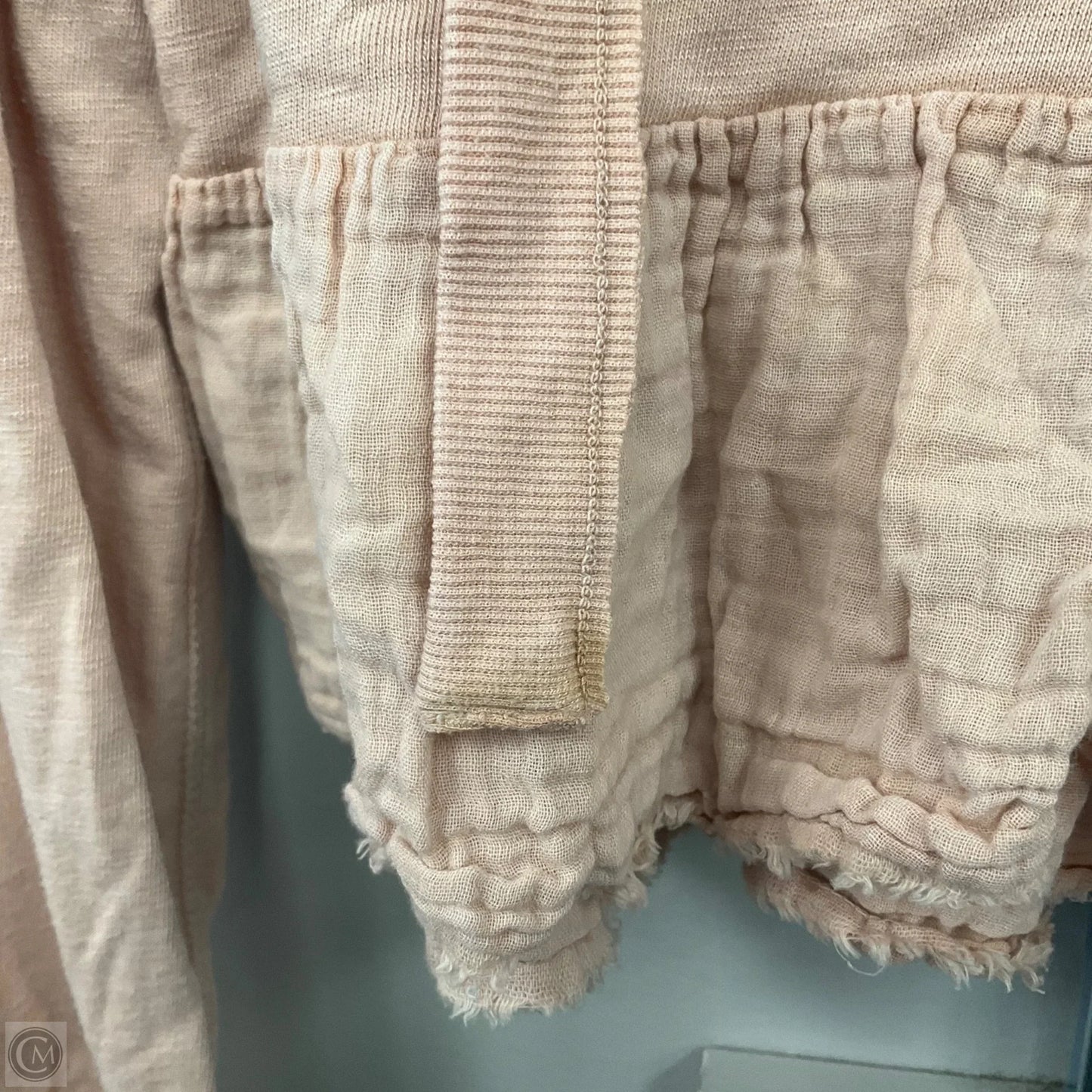 Top Long Sleeve By Free People In Pink, Size: S