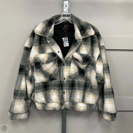 Jacket Shirt By Clothes Mentor In Plaid Pattern, Size: M