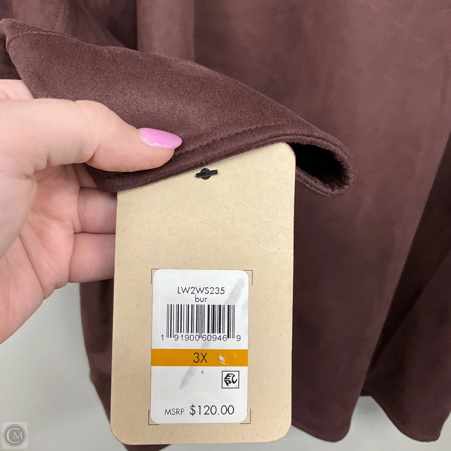 Jacket Moto By Levis In Maroon, Size: 3x