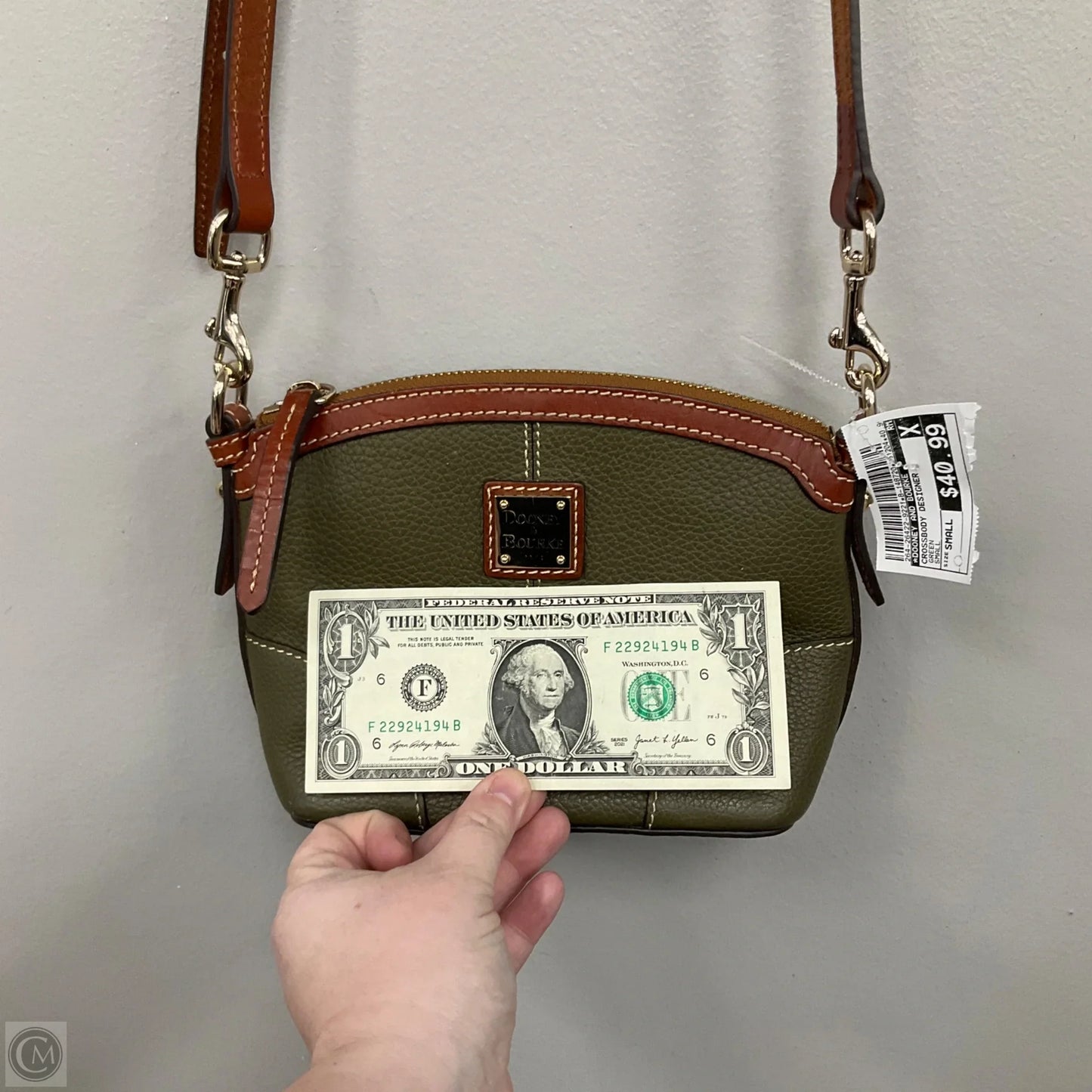 Crossbody Designer By Dooney And Bourke, Size: Small