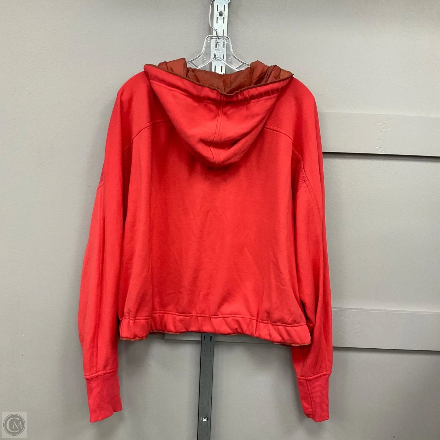 Sweatshirt Hoodie By Athleta In Orange, Size: M