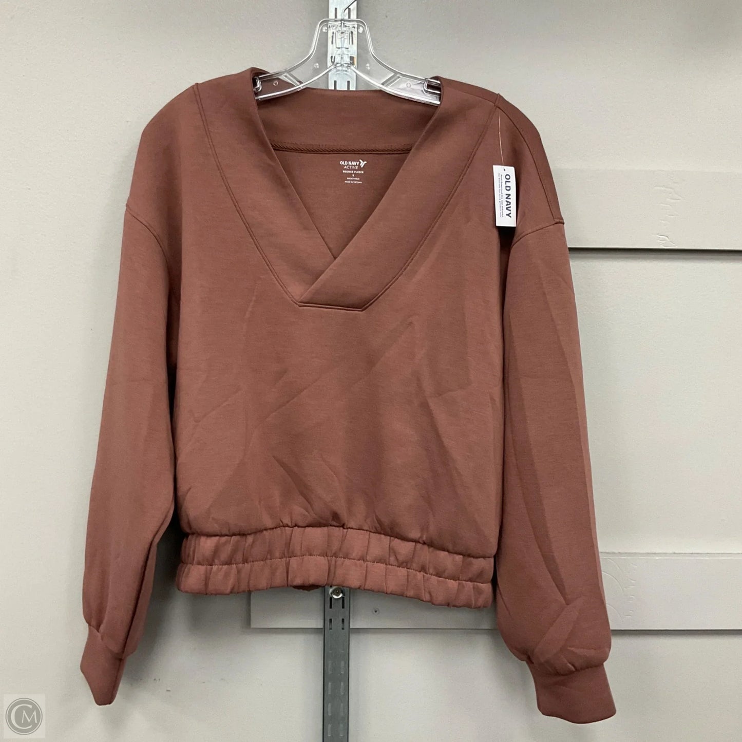 Sweatshirt Crewneck By Old Navy In Brown, Size: S