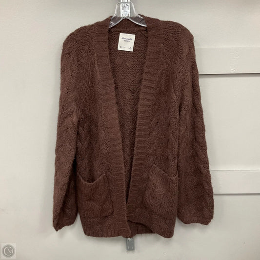 Cardigan By Abercrombie And Fitch In Brown, Size: Xs