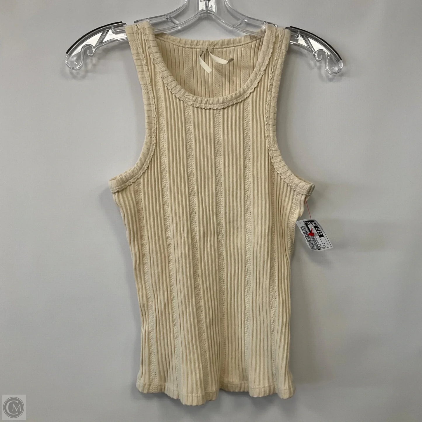 Top Sleeveless Basic By Anthropologie In Beige, Size: S