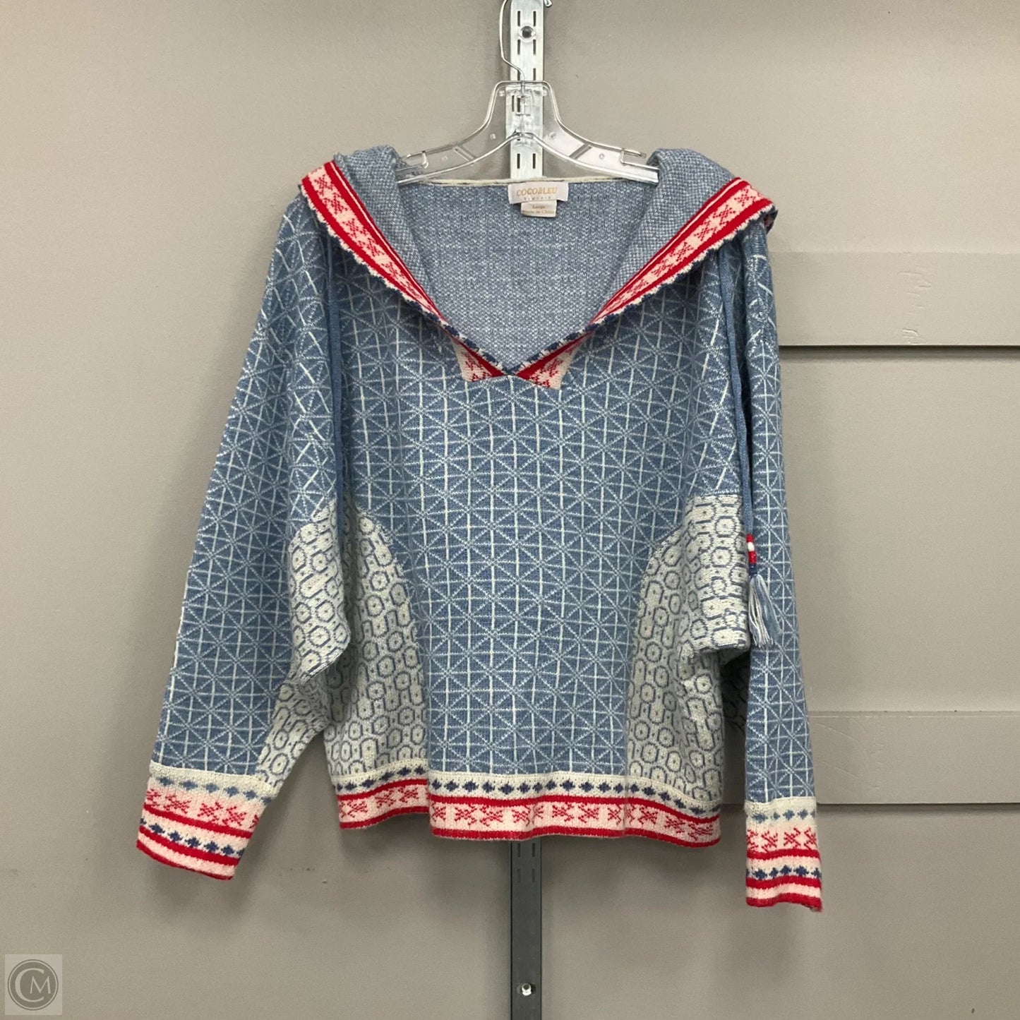 Sweater By Clothes Mentor In Blue, Size: L