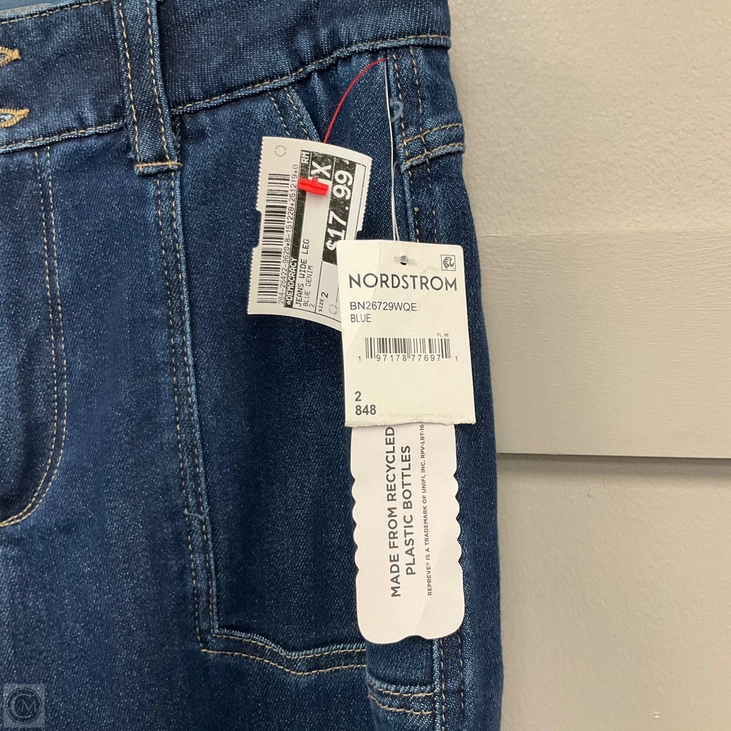 Jeans Wide Leg By Democracy In Blue Denim, Size: 2