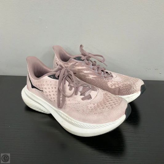 Shoes Athletic By Hoka In Pink, Size: 8
