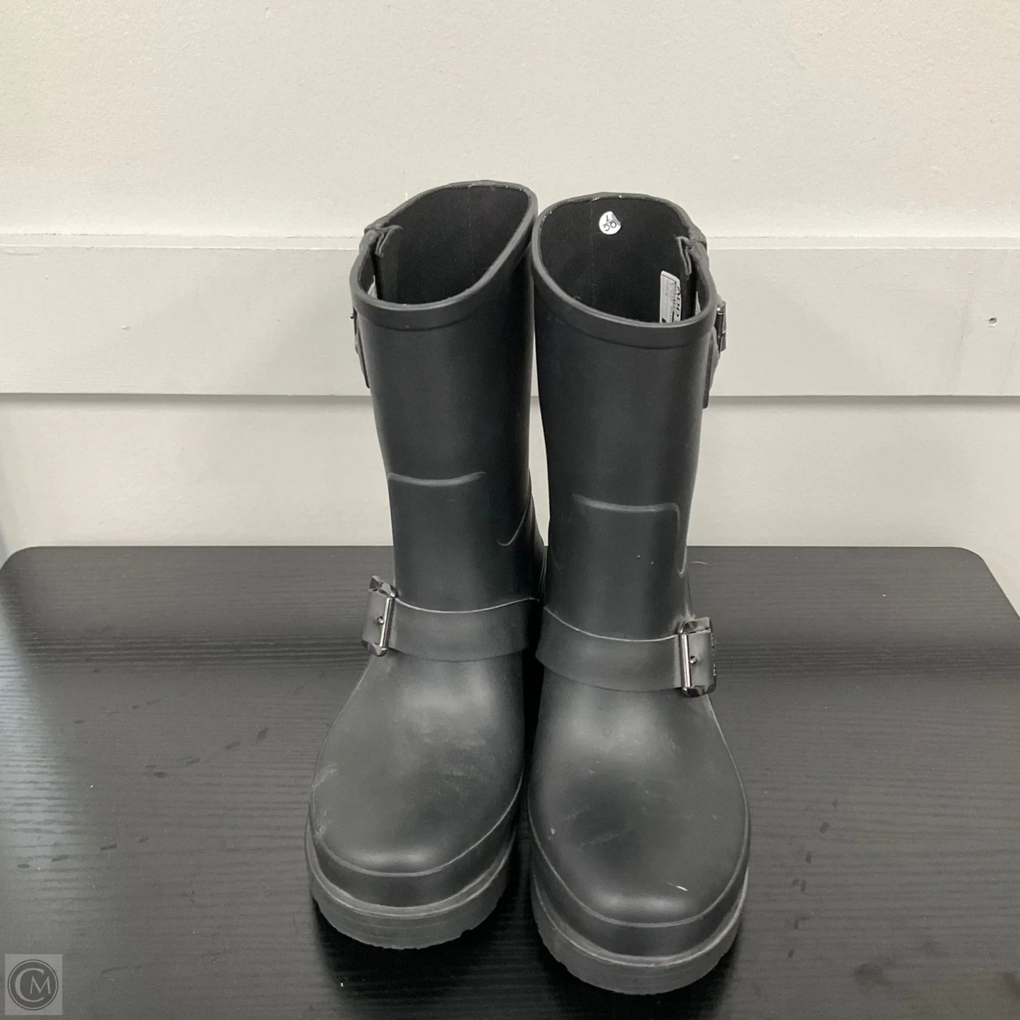 Boots Rain By Hunter In Black, Size: 7