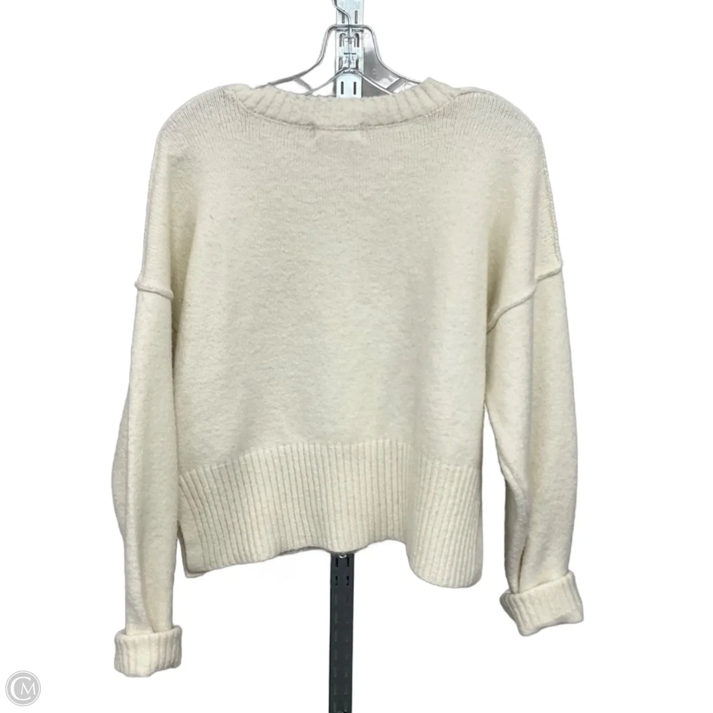 Sweater By Carly Jean In Cream, Size: M