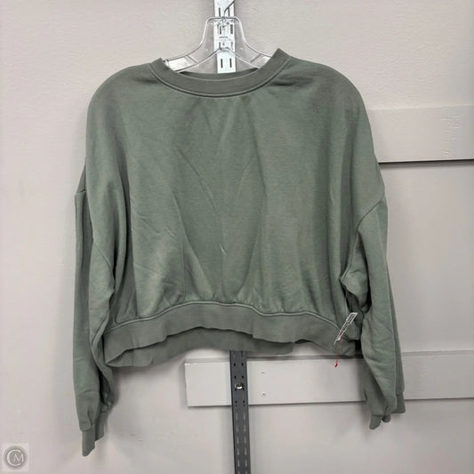 Sweatshirt Collar By Divided In Green, Size: L