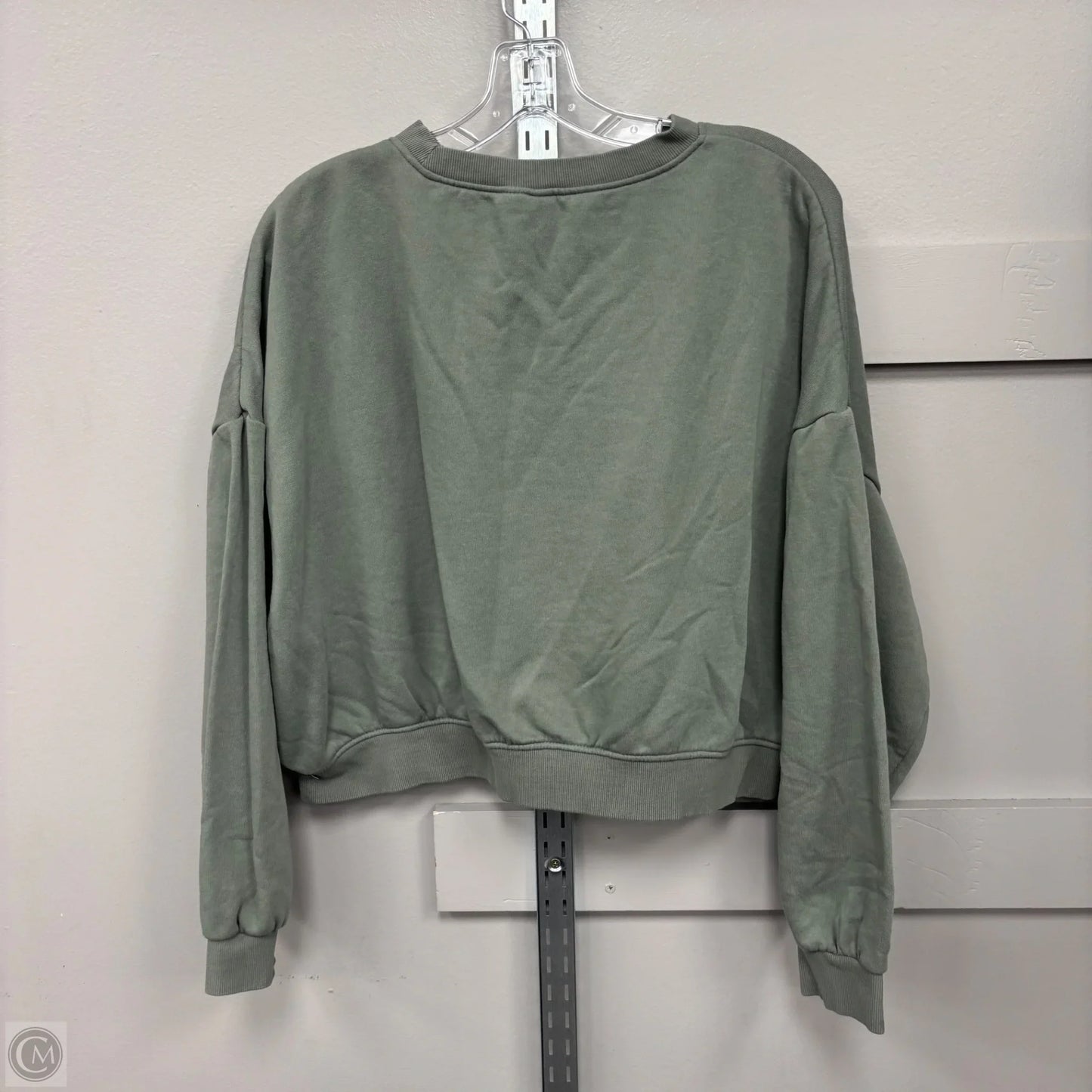 Sweatshirt Collar By Divided In Green, Size: L