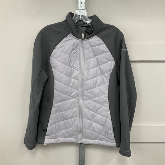 Jacket Fleece By Spyder In Grey, Size: M