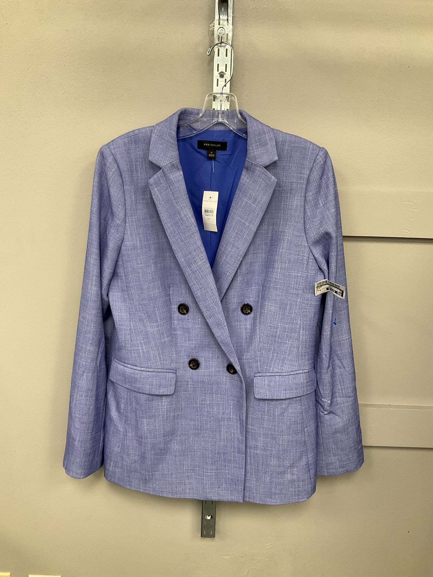 Blazer By Ann Taylor In Blue, Size: 6