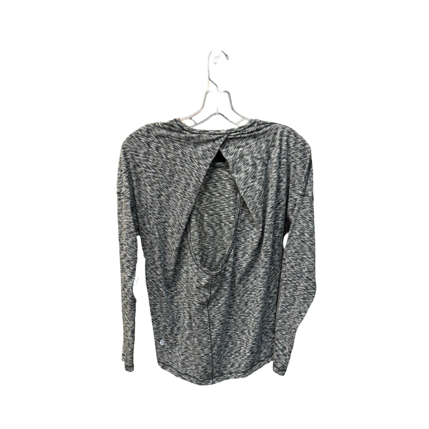 Top Long Sleeve By Lululemon In Grey, Size: S