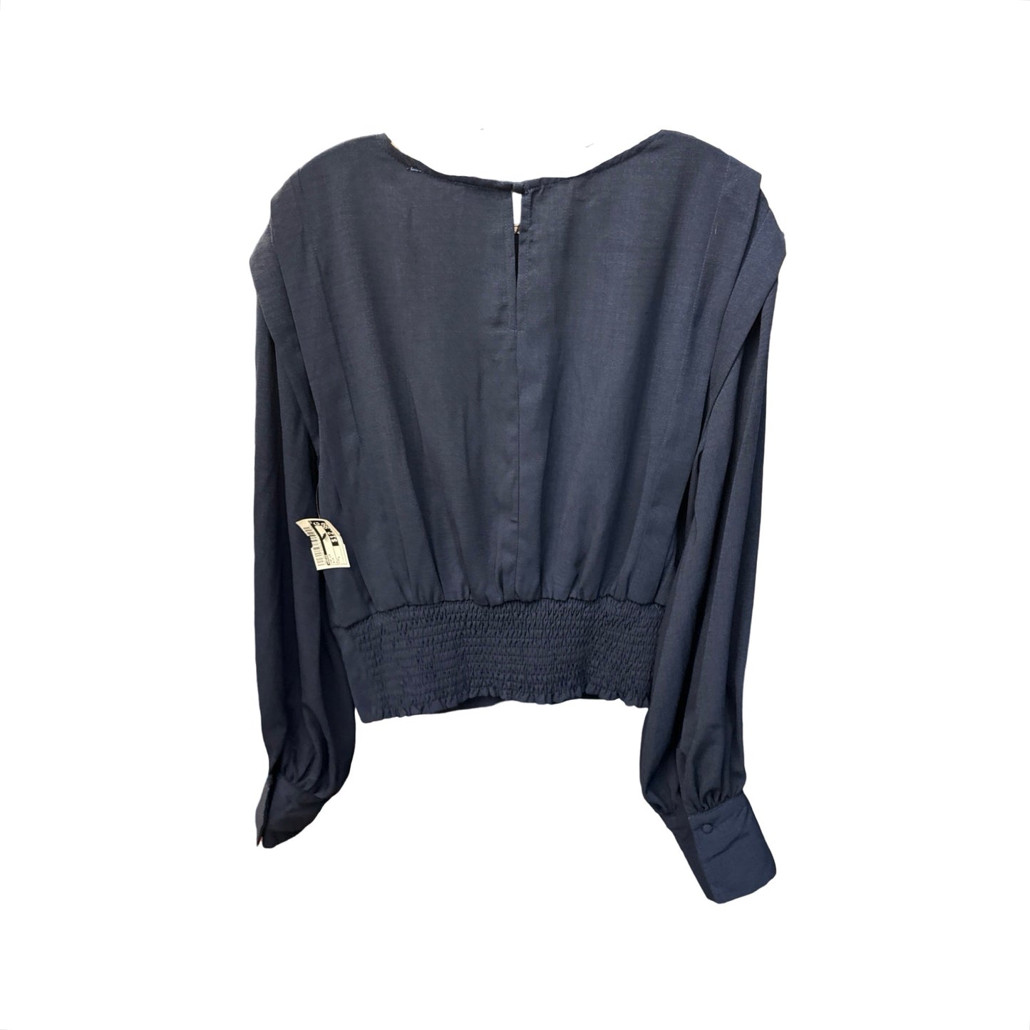 Top Long Sleeve By Umgee In Blue, Size: L