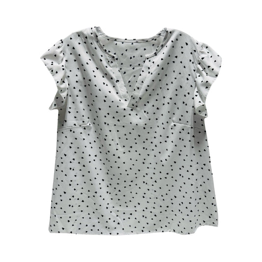 Blouse Short Sleeve By Clothes Mentor  Size: M