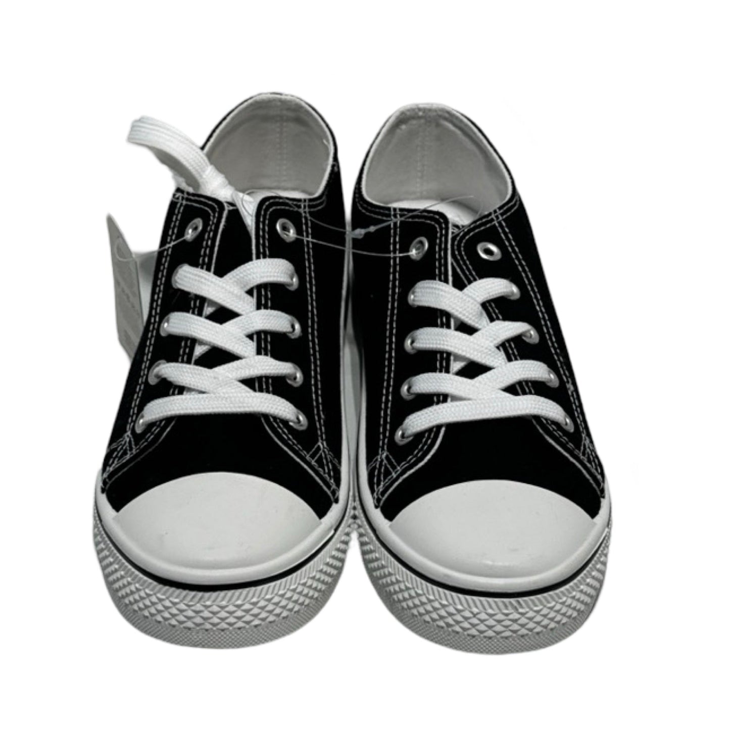 Black & White Shoes Sneakers Josiny, Size 9
