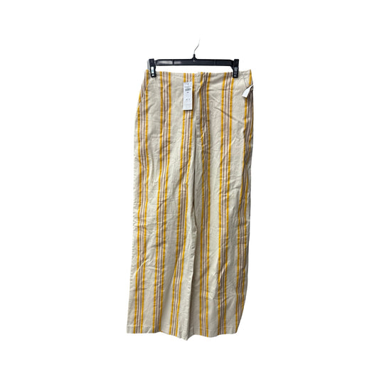 Pants Wide Leg By Abercrombie And Fitch In Striped Pattern, Size: S