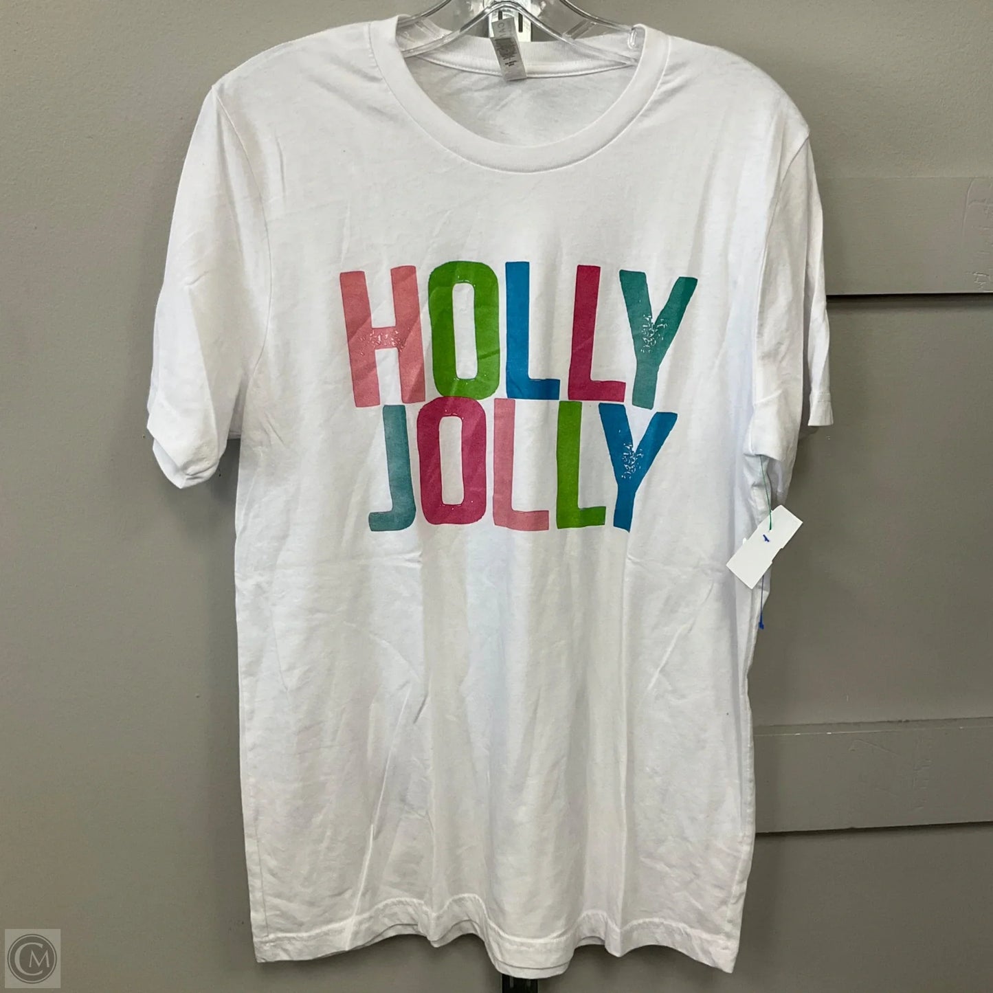 Top Short Sleeve Basic By Bella + Canvas In White, Size: L