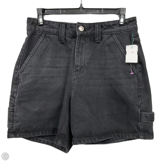 Shorts By Princess Polly In Black Denim, Size: 4