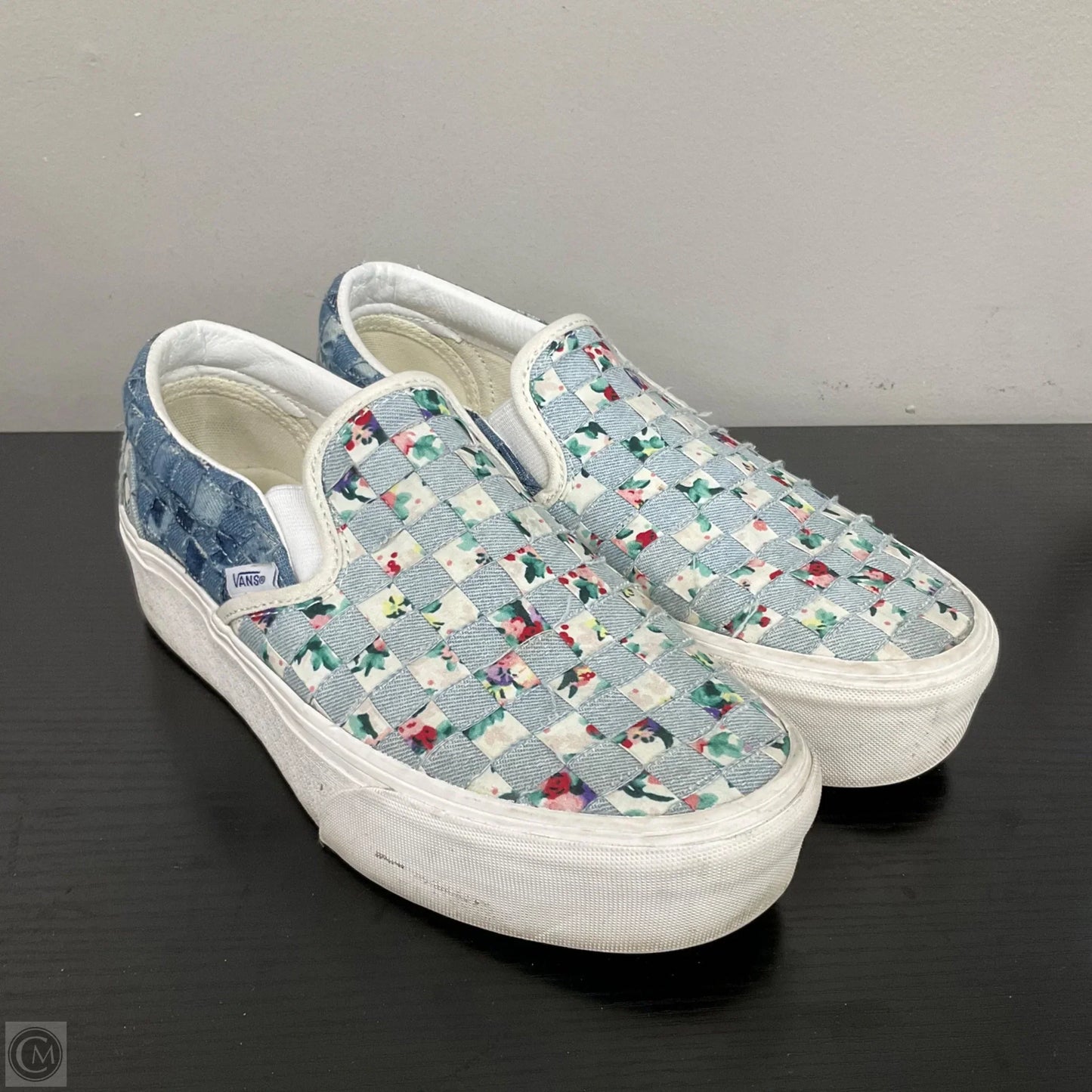 Shoes Sneakers By Vans In Blue, Size: 8.5