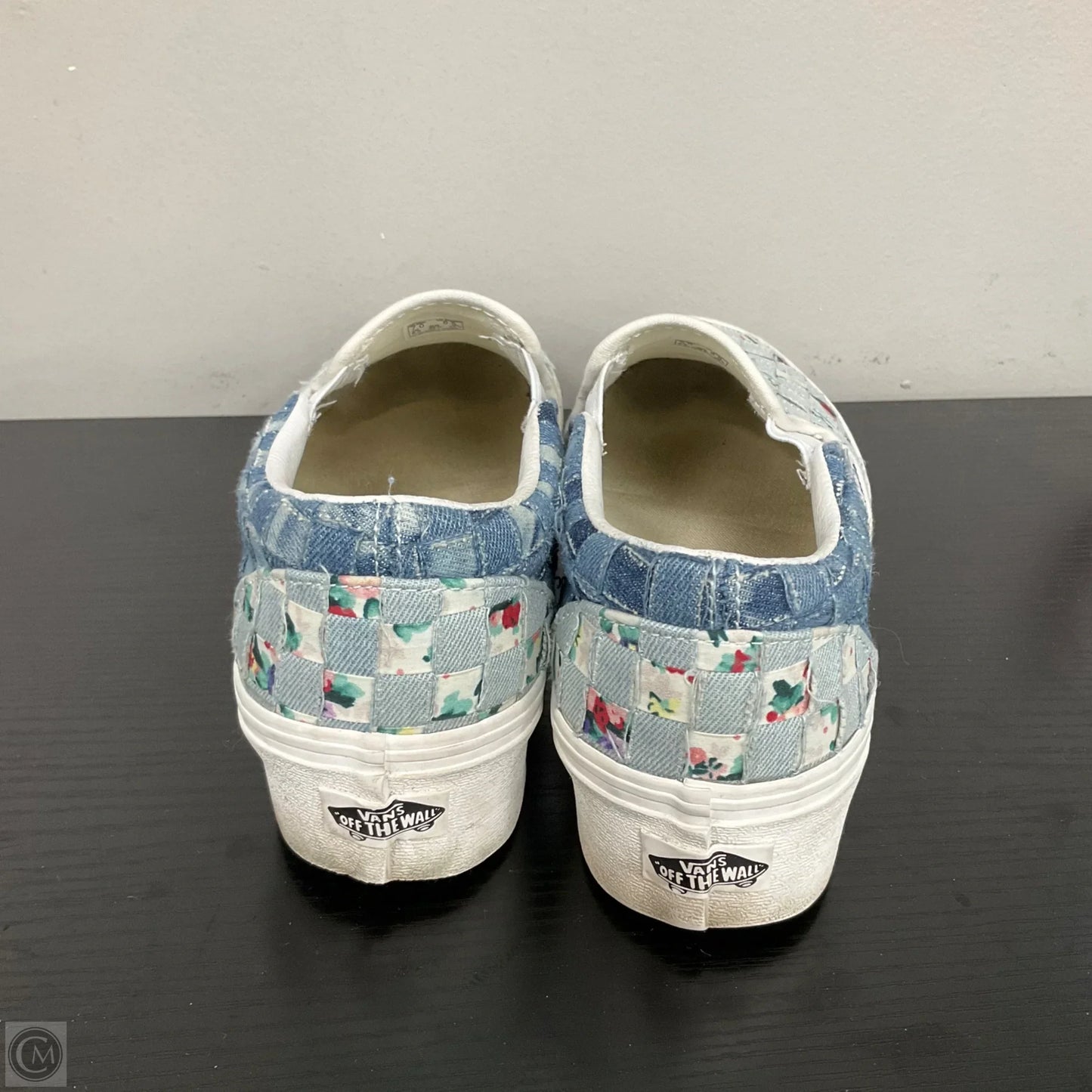 Shoes Sneakers By Vans In Blue, Size: 8.5