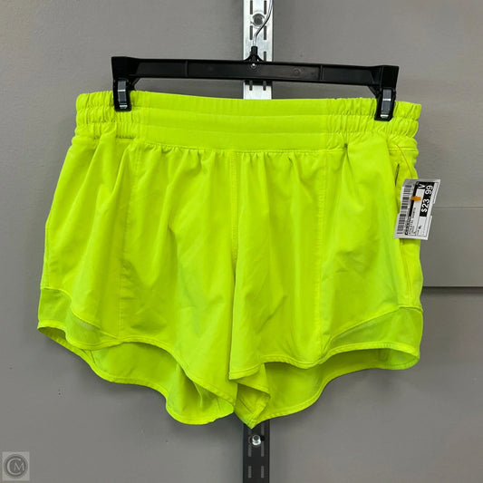 Athletic Shorts By Lululemon In Green, Size: 8l