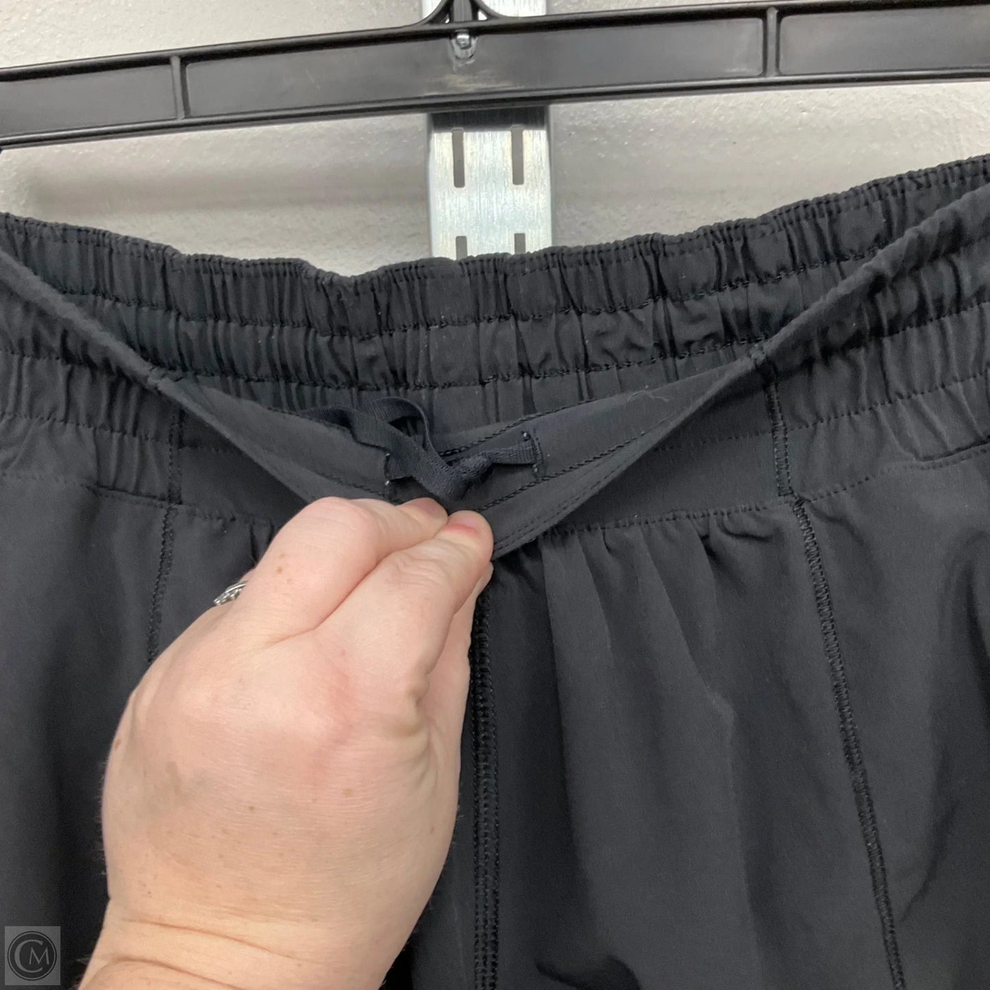 Athletic Shorts By Lululemon In Black, Size: 8