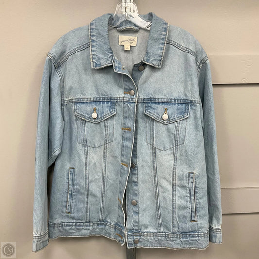 Jacket Denim By Universal Thread In Blue Denim, Size: M