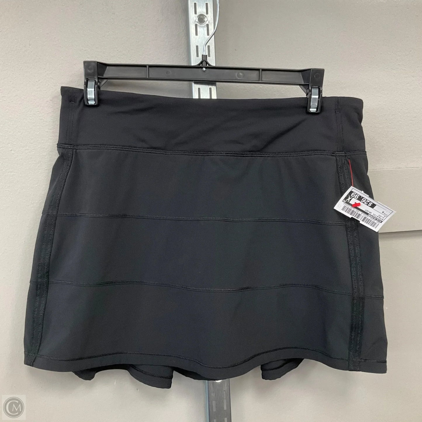 Athletic Skirt By Lululemon In Black, Size: 6