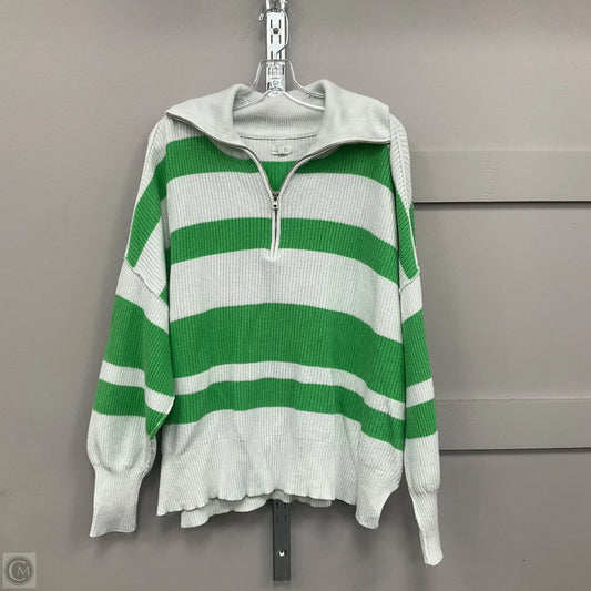 Sweater By Aerie In Striped Pattern, Size: M