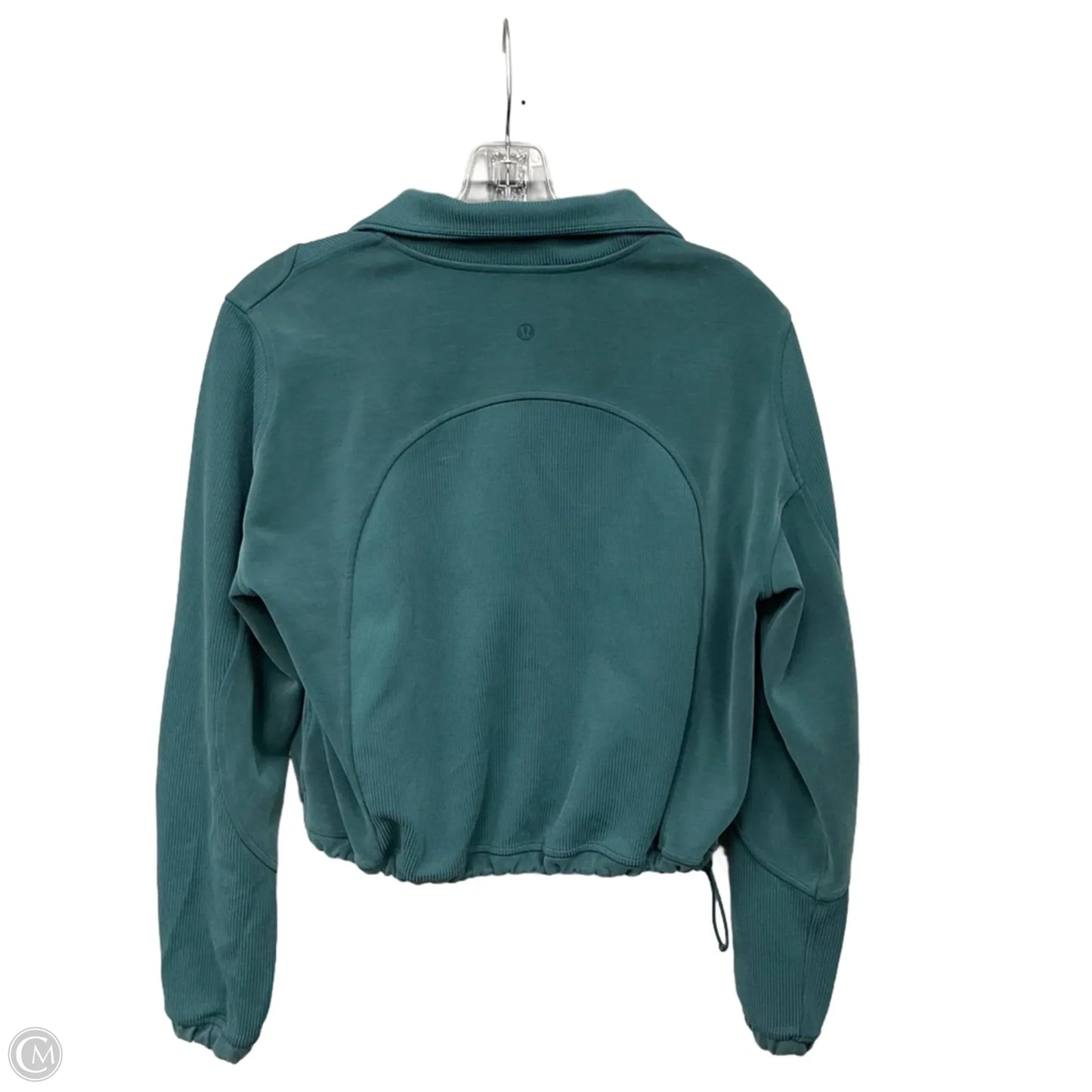 Athletic Sweatshirt Collar By Lululemon In Green, Size: 4