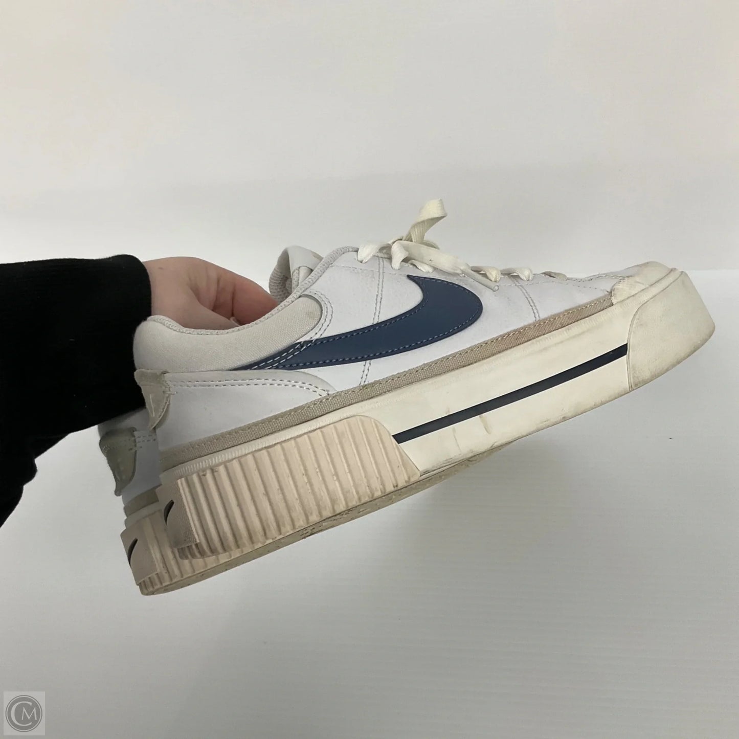 Shoes Athletic By Nike In White, Size: 9.5