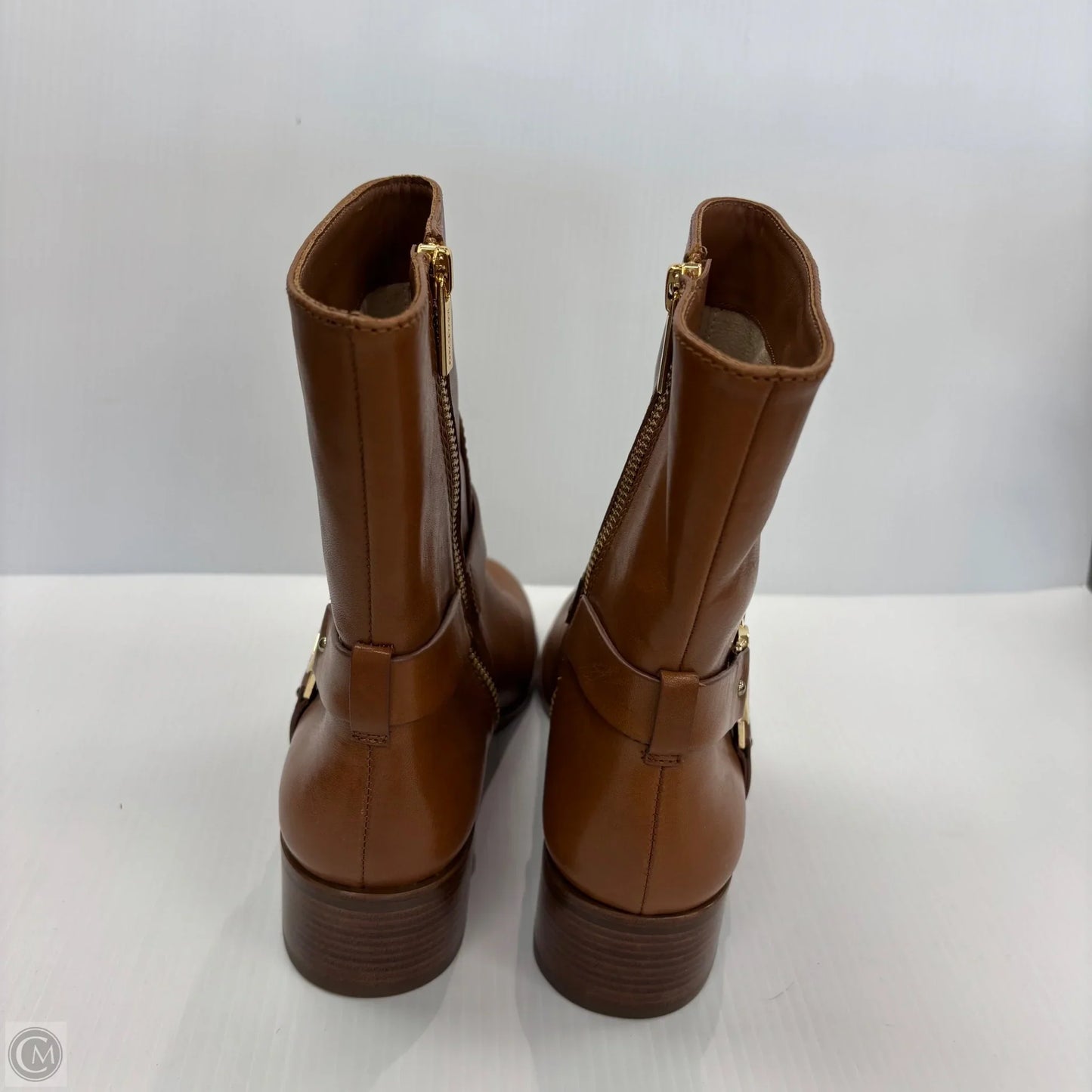 Boots Designer By Michael Kors In Brown, Size: 6