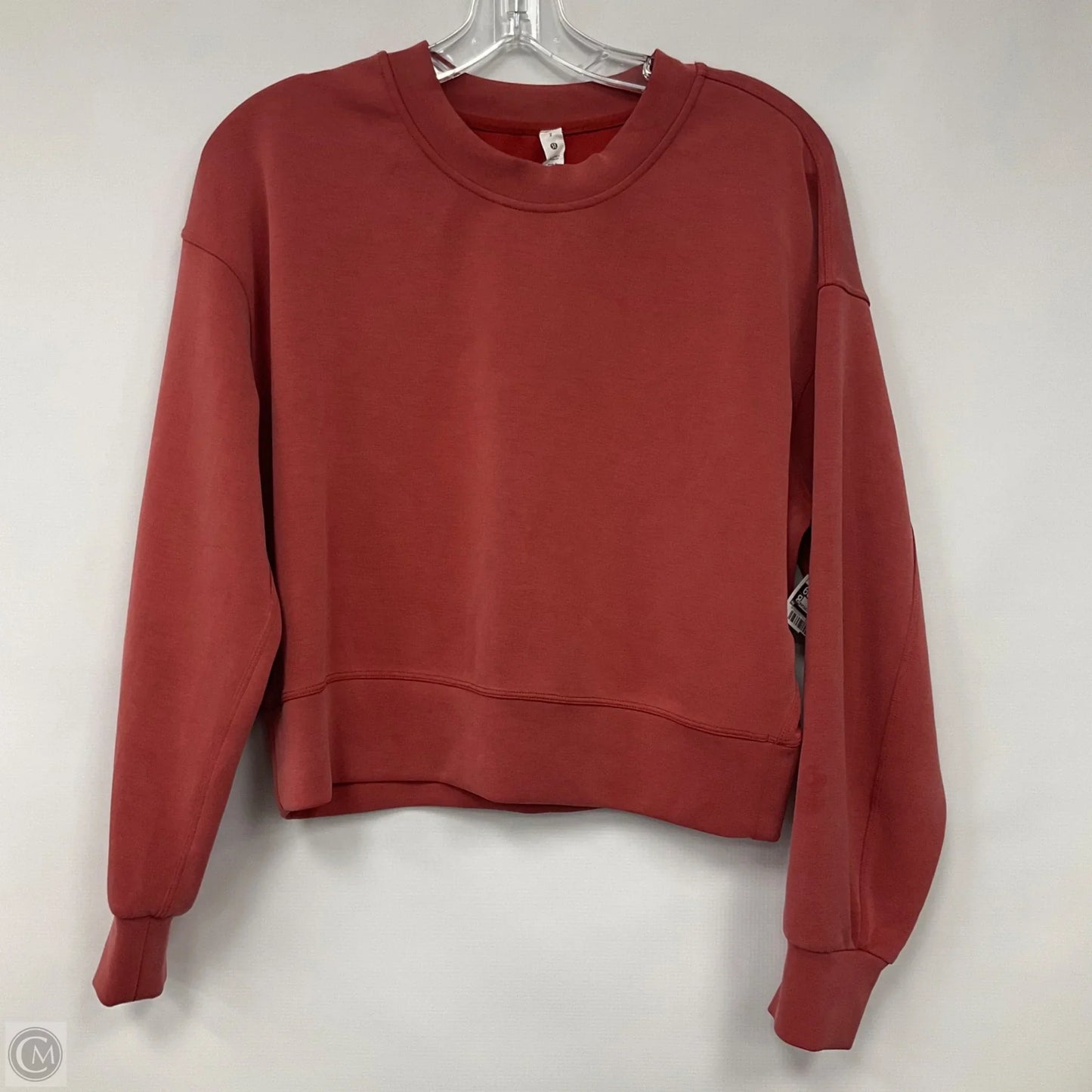 Athletic Sweatshirt Crewneck By Lululemon In Orange, Size: 2