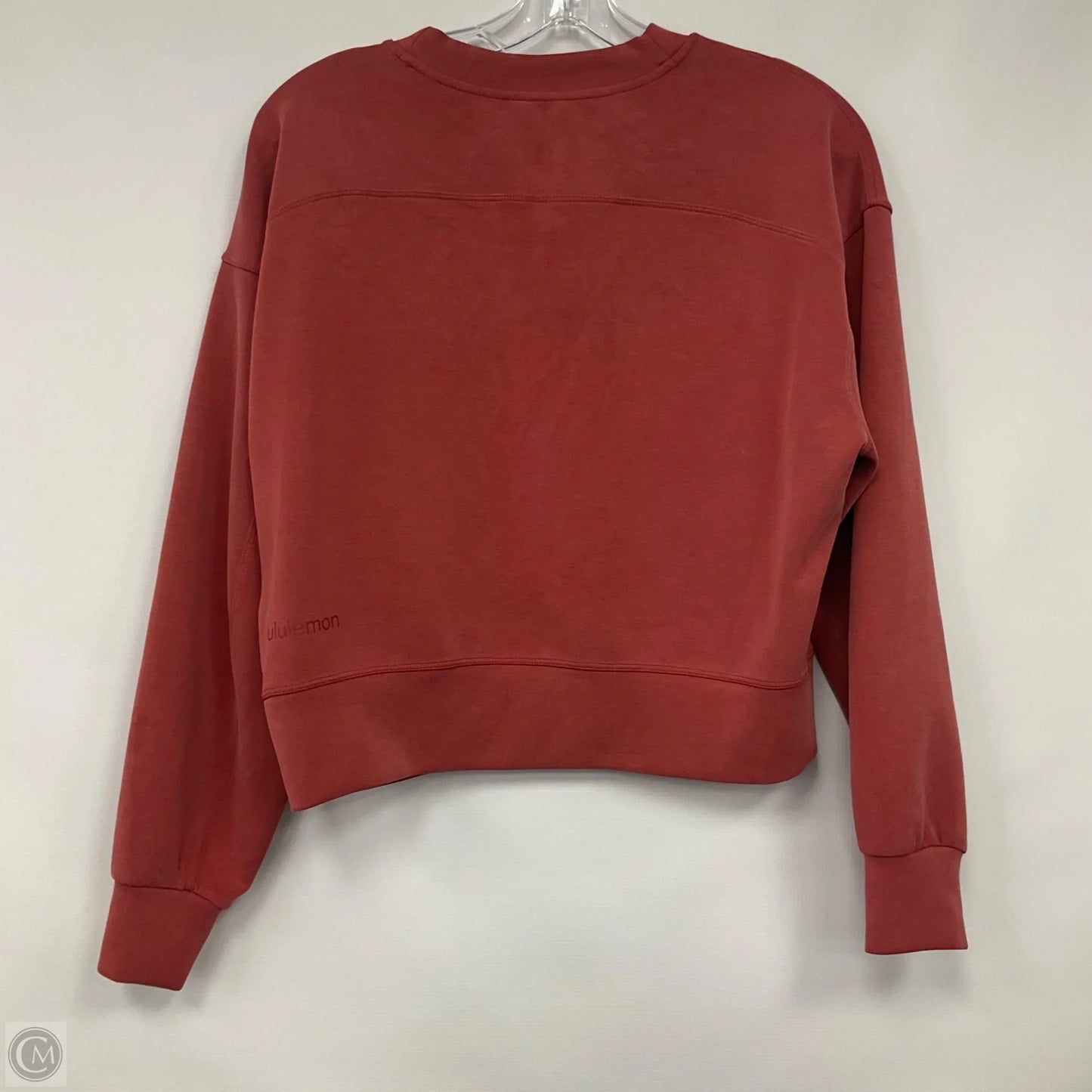 Athletic Sweatshirt Crewneck By Lululemon In Orange, Size: 2