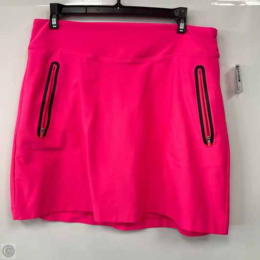 Athletic Skort By Nike Apparel In Pink, Size: M