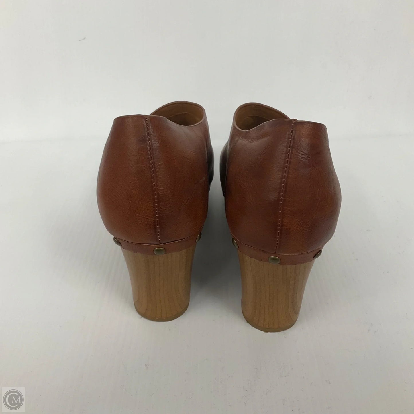 Shoes Heels Block By Korks In Brown, Size: 11