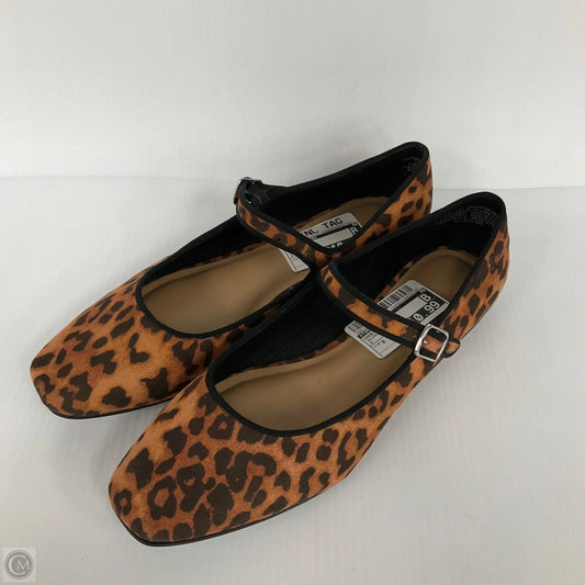 Shoes Flats By Time And Tru In Animal Print, Size: 8
